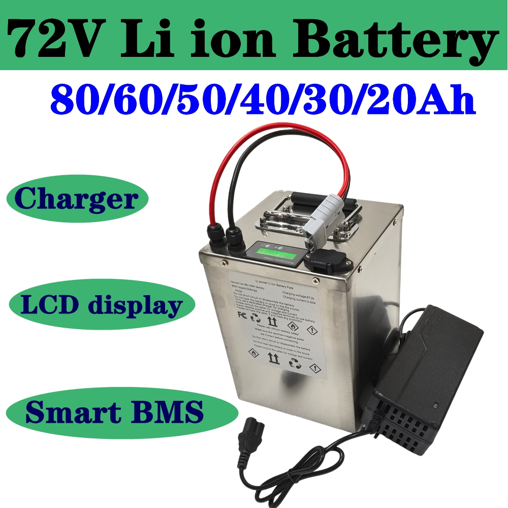 72V 40Ah Lifepo4 Battery Pack - Bateria de íon de lítio 20s