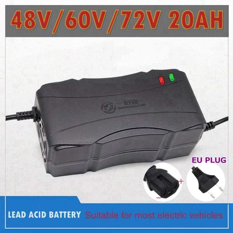 84V 20A Smart Charger - Carregador de bateria inteligente de chumbo-ácido,