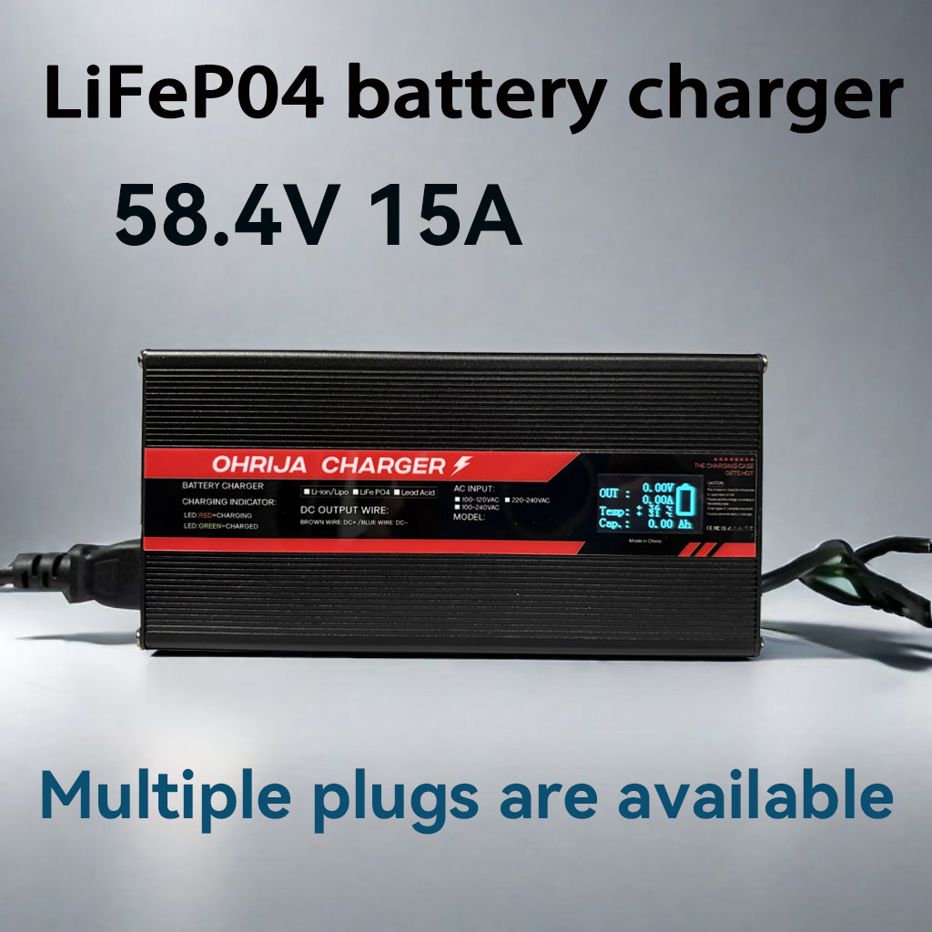 84V 20A Smart Charger - Carregador Rápido de Alta Potência OHRIJA