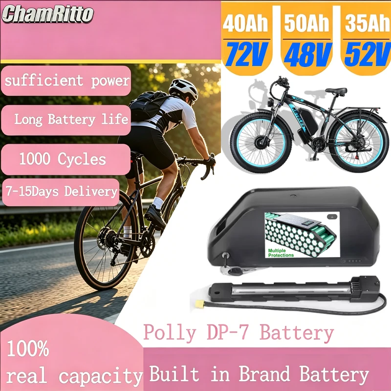 Bateria de Bicicleta Elétrica  - 72V 50Ah 21700 Lithium Battery avaliação e preço