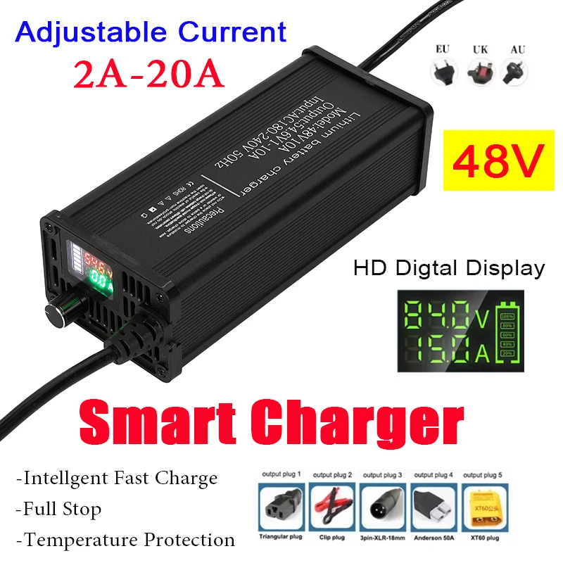 Carregador de Bateria de Lítio - 84V 20A Smart Charger avaliação e preço
