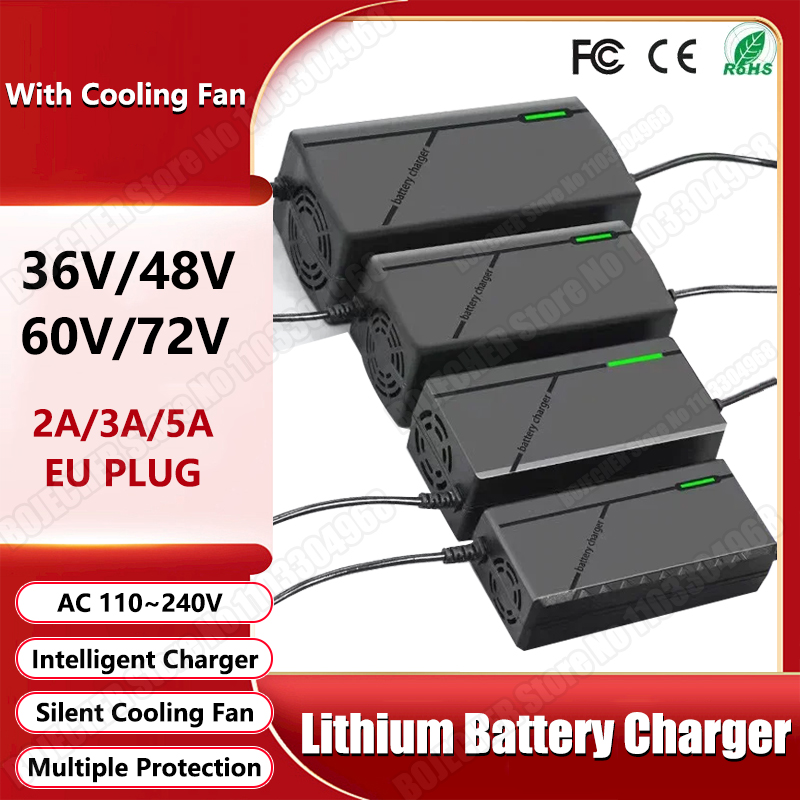 36v 48v 60v 72v carregador 2a  - 84V 20A Smart Charger avaliação e preço