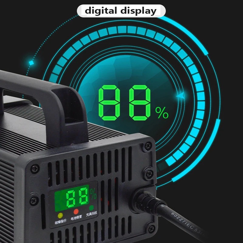 48v 60v 72v 30a inteligência c - 84V 20A Smart Charger avaliação e preço