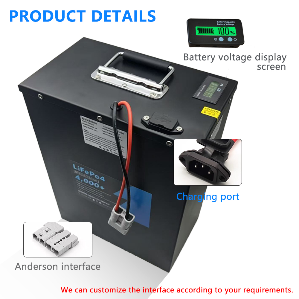 Bateria LifePO4 de 60V 40AH co - 60V 50Ah Electric Scooter Battery avaliação e preço