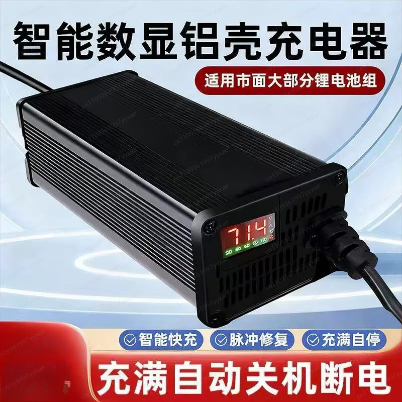 Carregador Inteligente LiFePO4 - 72V 15A Fast Charger avaliação e preço