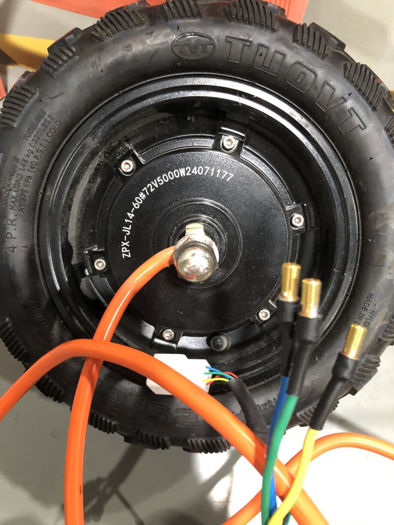 Motor de cubo sem escovas com  - 13 Inch 72V 5000W Brushless Motor avaliação e preço